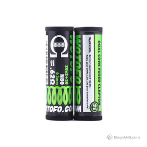 Wotofo Dual Core Fused Clapton Prebuild Coils 10pcs/pack