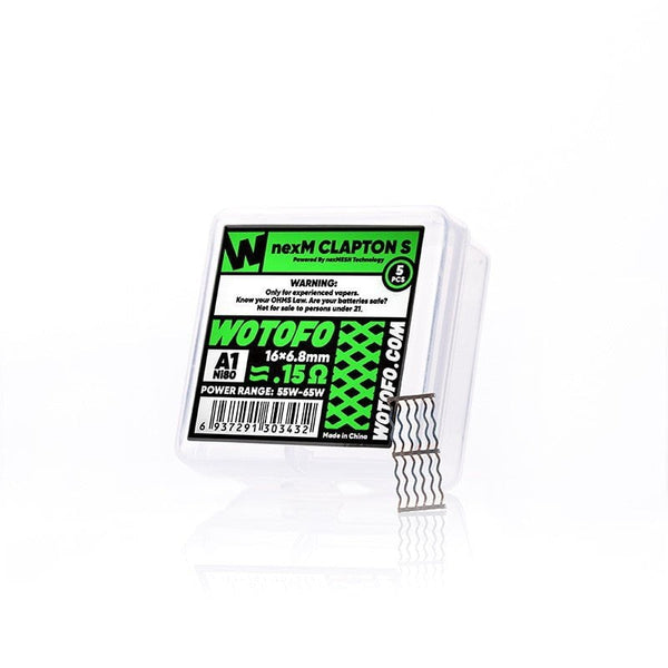 Wotofo NexMesh Clapton Mesh Strips 5pcs Clapton S 0.15ohm