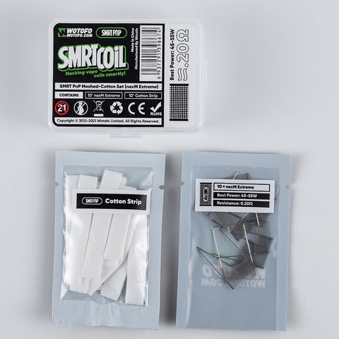 Wotofo SMRTCOiL PNP Meshed Cotton Set