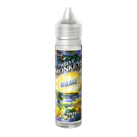 Twelve Monkeys Oasis 50ml Shortfills Mirage
