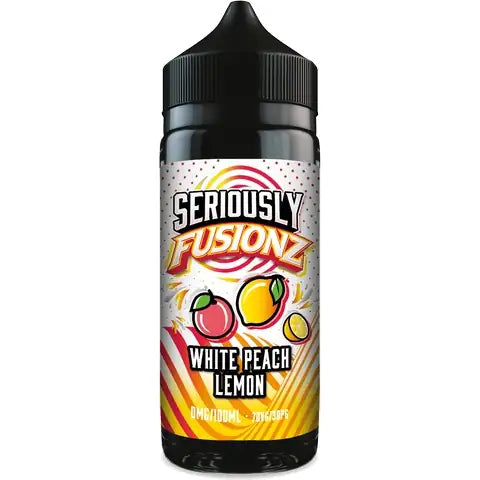 Doozy Seriously Fusionz 100ml Shortfill E-Liquids White Peach Lemon