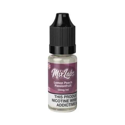 Mix Labs 20mg 10ml Nic Salts Lemon Peach Passion Fruit