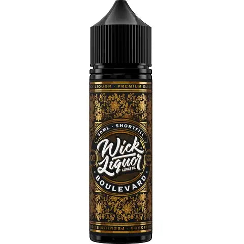Wick Liquor 50ml Shortfill Juice Range Boulevard
