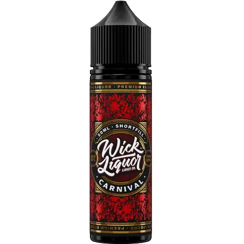 Wick Liquor 50ml Shortfill Juice Range Carnival