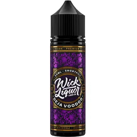 Wick Liquor 50ml Shortfill Juice Range Deja Voodoo